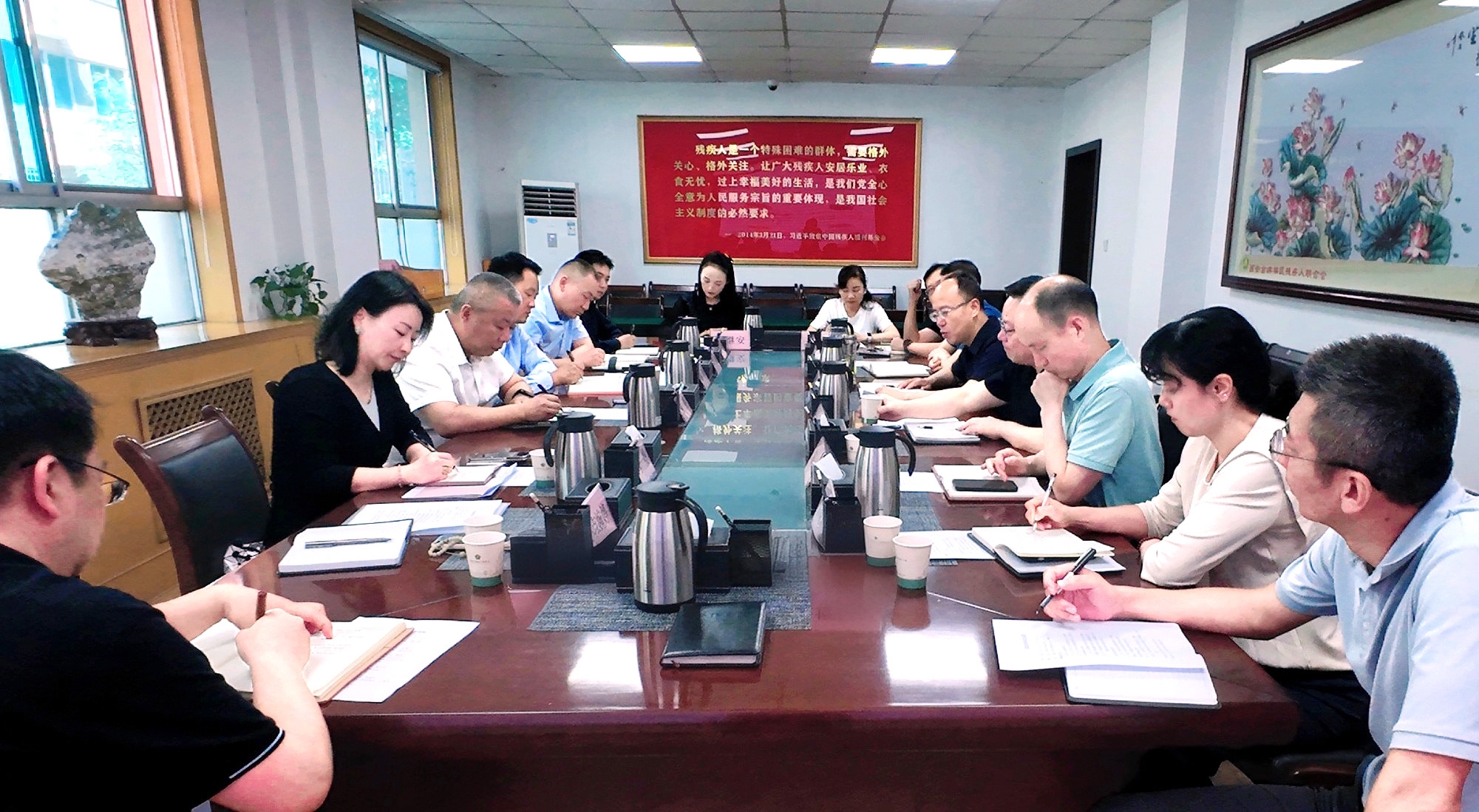 强盛一行赴西安市残疾人联合会开展专题调研——共商残疾人康复养老事业发展，探索科技助残服务新模式