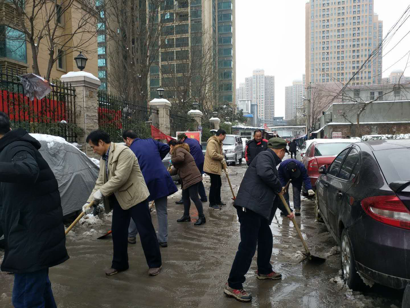 “以雪为令，御雪奋战” 西安工业投资集团再行动