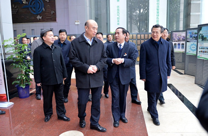 陕西省委副书记、省长、省政府党组书记刘国中一行莅临陕鼓视察指导工作