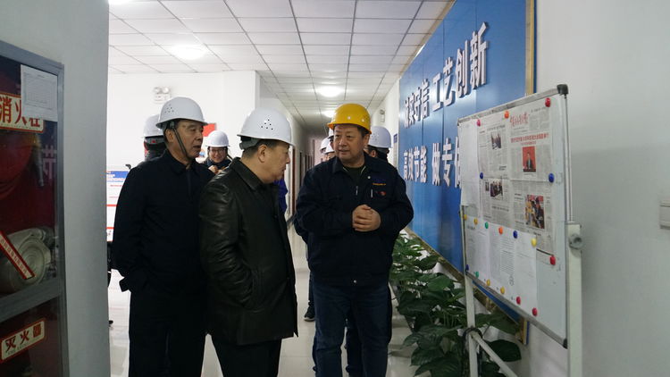 集团领导金辉带队赴标准电梯、标准热处理进行工作调研